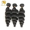 Ali express Luxurious Brazilian Loose Weave Hair Extensions, Customize Logo Own Name Brand Personal Label Hair In Pack