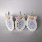 Hot children wooden wholesale diy photo frame set of three