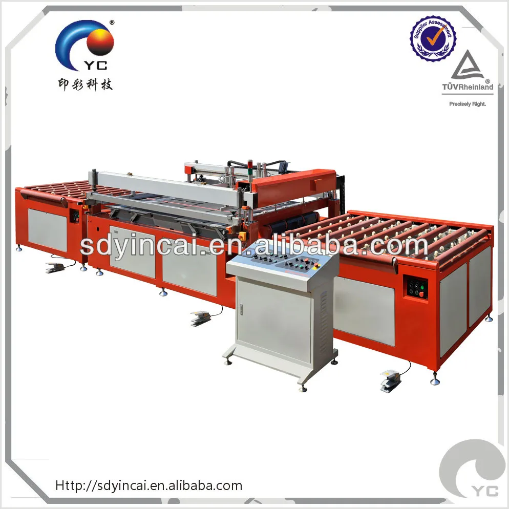 glass automatic silk screen printing machine