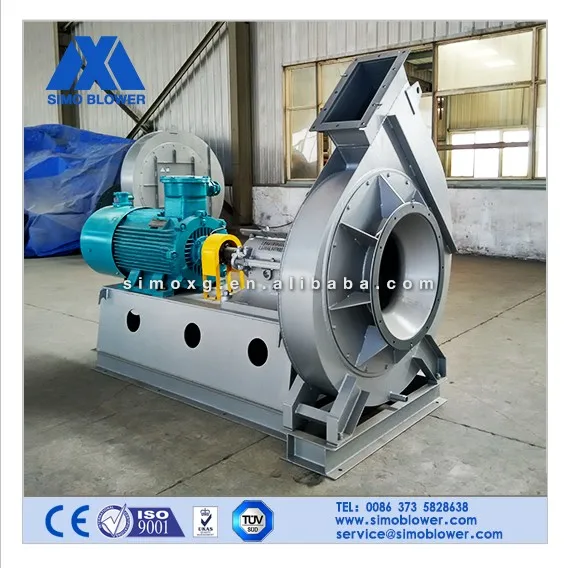 Free standing materials delivery axial centrifugal fan for bricks kiln