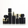 Cylinder matt black Acrylic Airless Pump Bottle Cosmetic plastic container for serum/gel Packaging Z-VH 15/30/50ml