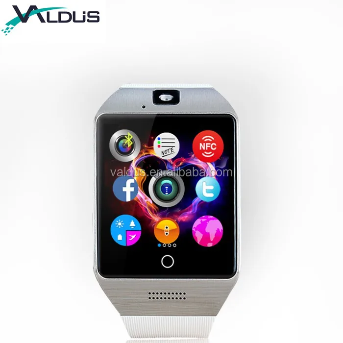 

Back friday 2021 Wholesale Mobile Phone Smarth Smart watch Android Q18 Smart Watch with SIM Card and Camera VS A1 DZ09 U8 Y1