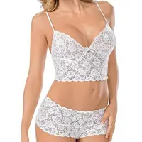 Amazon Pure Style Lace Lingerie Sets/ Girl/Women's Camiflage Breathable Stretch Lace Half Cami and Lace Ladies Pants
Amazon Pure Style Lace Lingerie Sets/ Girl/Women's Camiflage Breathable Stretch Lace Half Cami and Lace Ladies Pants