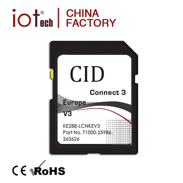 32gb Custom Cid Sd Card Navigation Card For Mercedes Benz Gps