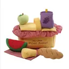 Plush Jungle Animals Toy Set with Carrier Improved Design Stuffed Toys With Different Theme for Kids