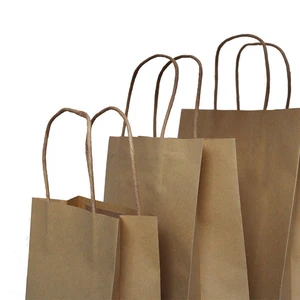hot-sales blank craft paper custom printed hang bag