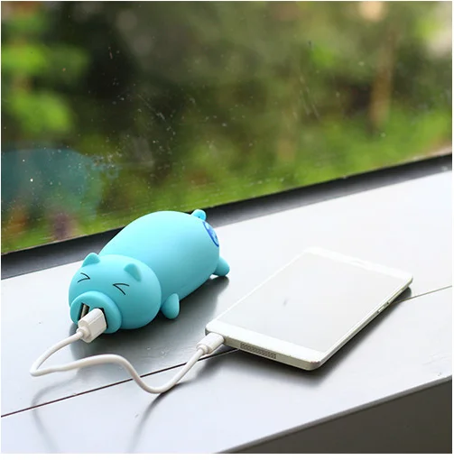 Hot Products 2019 New Promotional Gift Consumer Electronics Travel Power Bank 2100mah,Lovely Pig Mobile Power Bank - ANKUX.COM