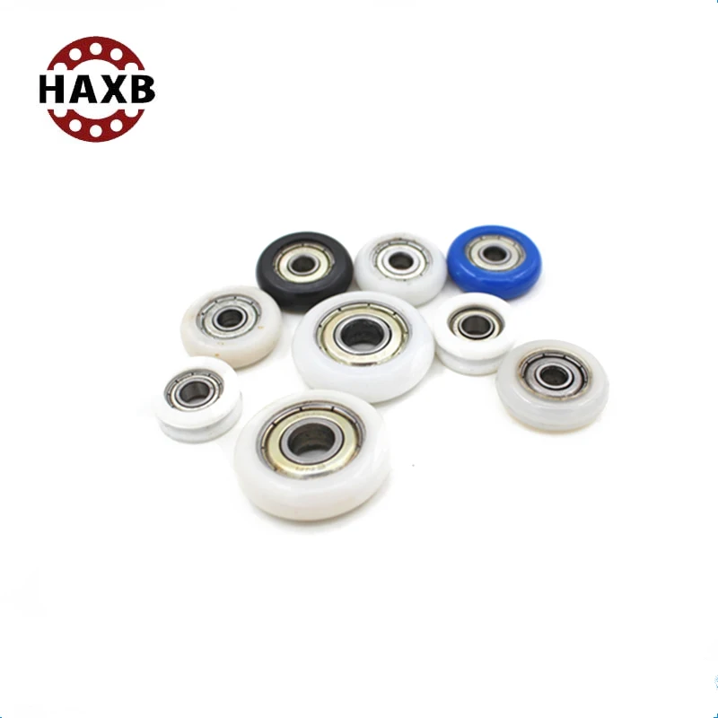 Haxb Factocy Ball Bearing Drawer Slide 608zz Nylon Plastic Wheel