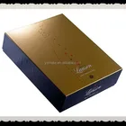 RTE Style Gold Metallic Paper Box with Logo Printing for Chocolate Packaging Gift Set