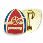 Custom Made Metal Enamel badge Magnetic Brass Masonic Lapel Pin