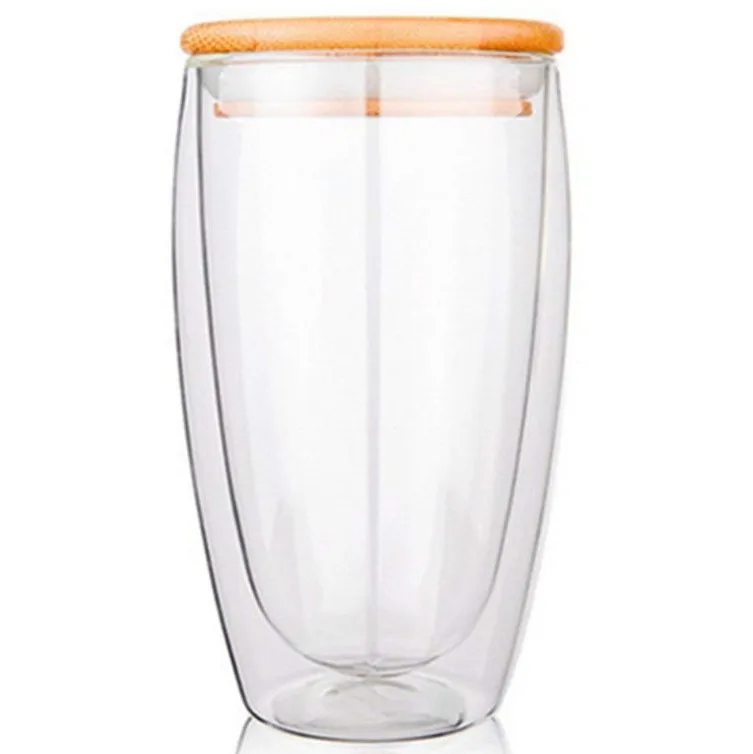 JHROC07 15oz Double-wall Borosilicate Glass Cup Coffee Mug Cup with Wooden Lid, Transparent
JHROC07 15oz Double-wall Borosilicate Glass Cup Coffee Mug Cup with Wooden Lid, Transparent