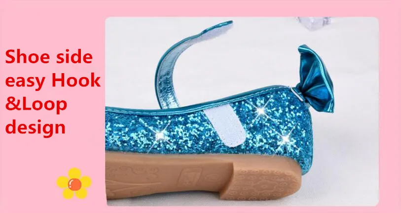 Girls Sequins leather sandals-32