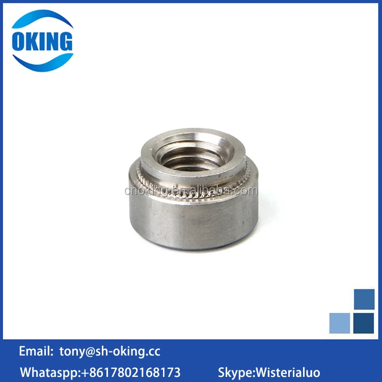 stainless steel 304 round self m6 clinch nut #2-3
