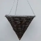 Pot Pots Planter Pot Handmade Commercial Black Rattan Cone Hanging Planter Pot