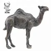 Outdoor decoration solid bronze life size camel statue for sale