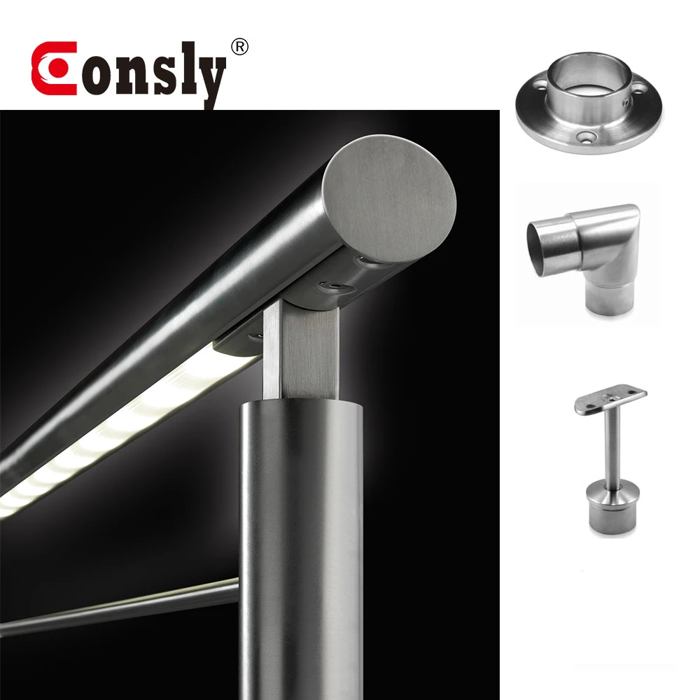 Venta al por mayor barandilla de acero galvanizado de tubería-Compre