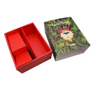 wedding gift box custom size clear box packaging colorful drawer
