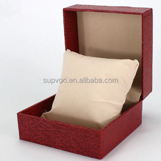 luxury cardboard watch packing gift box with sponge cushion