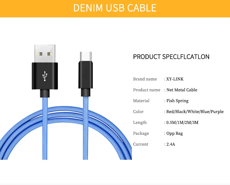 Wholesale alibaba best sellers 1m 3ft factory price fish net usb c cable for type c - ANKUX.COM