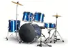 Black cheap drum musical instrument drum set