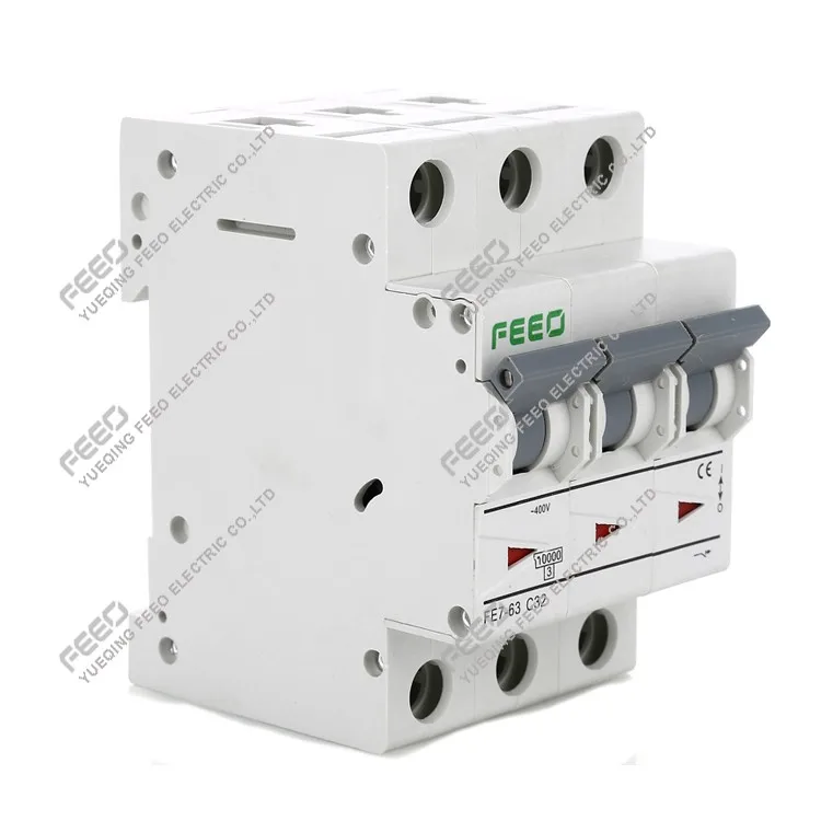 230V//400V Circuit Breaker 10A 16A 20A 25A 32A 40A 50A 63A 1P+N 2P 3P 3P+N 4P