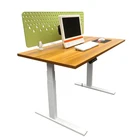 Electric adjustable height stand up lifting desk parts with two motor