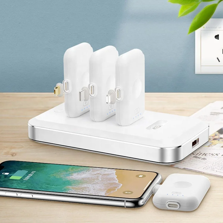 Mini Finger Emergency Power Bank Capsule Portable Charger Mobile 12800Mah 1200Mah Magnetic Power Bank - ANKUX.COM