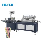 DP-F-510 New Condition Small Paper Cocktail Cocktail Drinking Straws Making Machine With Round Knife Cutting