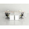 modern simple open modular 2 person workstation executive office desk