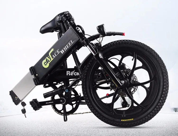 Clearance Europe Stock 20 Inch Electric Bike Magnesium Alloy Wheel 48v 10ah 350w Folding Electric Bike 7 Speed Gears 20" Folding Ebike 1