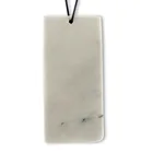Natural Ribbon Jasper Gemstone Carved Pendant Beads Carving Jesus Figurine