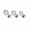 Assorted Designs Zircon Disco Ball Stainless Steel Tragus Piercing Jewelry