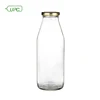 1 litre glass bottle glass juice bottle with lid