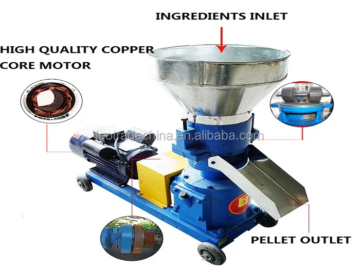 feed pellet mill for making pellets for poultries pig cow goat
