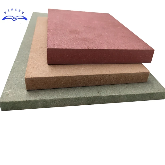 Qinge high quality plain mdf factory mdf board melamine mdf with CE certificate