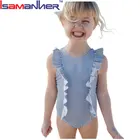 Wholesale one piece summer child girls swimwear for little baby girls
