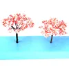 Hot selling Miniature 3D plastic architectural Roadside scale model tree