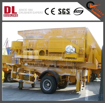 DUOLING HIGH EFFICIENCY SEMI MOBILE CRUSHER FOR SALE WITH GOOD QUALITY