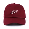 Cotton foldable plain dad hats custom embroidery logo baseball cap in bulk