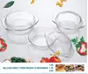 Round glass casserole with lid, pyrex glass bakeware set,Microwave oven safe glass baking dish with glass lid