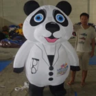 Customized inflatable Panda walking cartoon Inflatable walking costume for sale