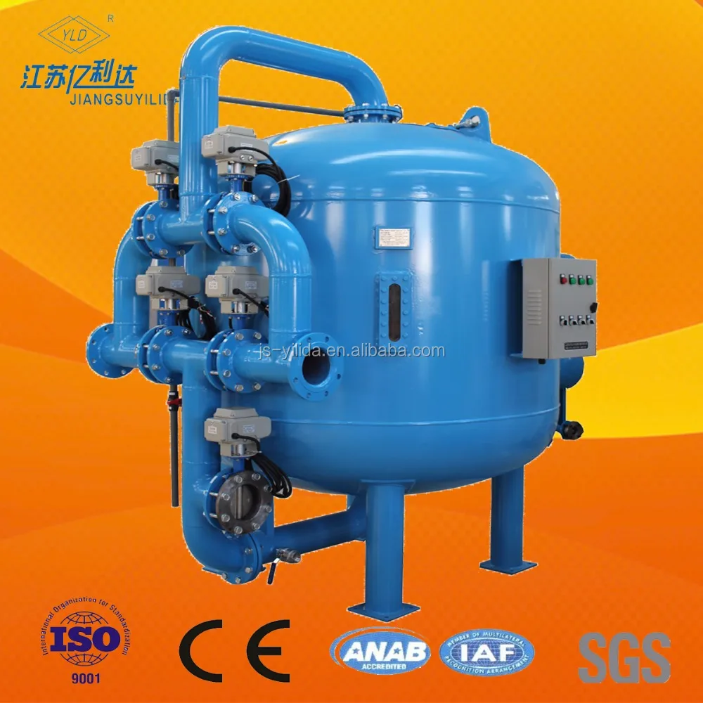 Automatic Backwashing Dual Media Sand Filter For Raw Water Treatment Plant Buy Media Sand