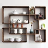 High quality luxury living room show pieces wooden rack for home decoration