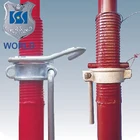 Painted acro jack scaffold shoring prop / post shore in building construction