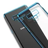 ultra thin Electropleate clear tpu cover case for samsung Galaxy Note9