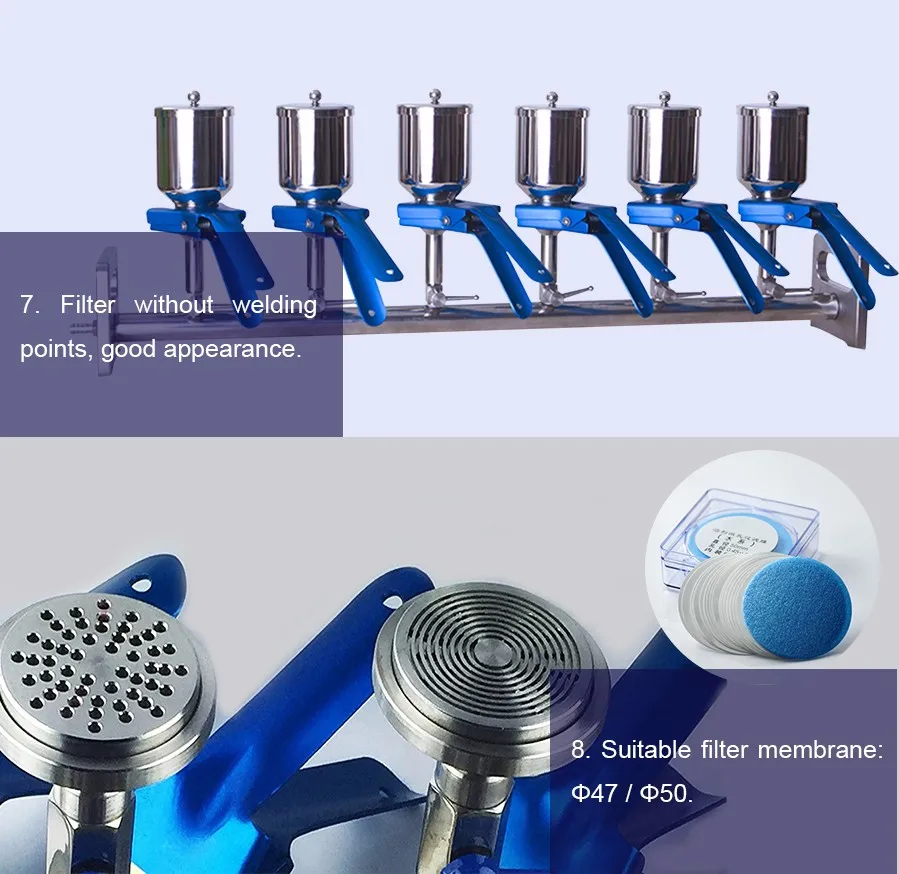 Multiple Vacuum Filtration System Apparatus,Vacuum Filtration Setup