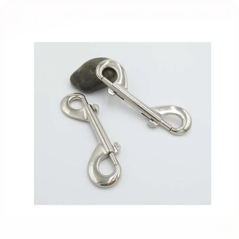 Karabiner Malleable double Eye Snap dog hook China supplier factory price