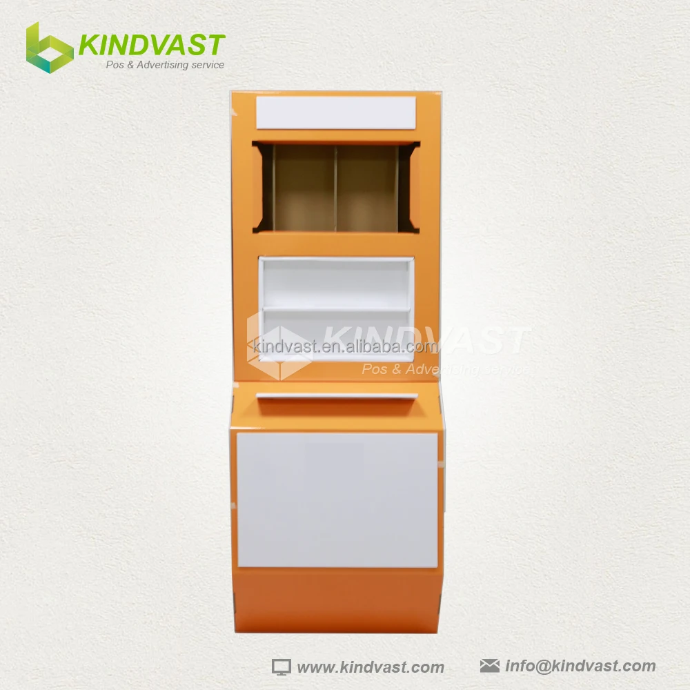 corrugated cardboard countertop paper pdq carton counter display