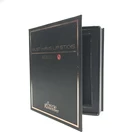 Custom Retail Paper Cosmetic Packaging foam insert Lipstick Gift Box with mirror