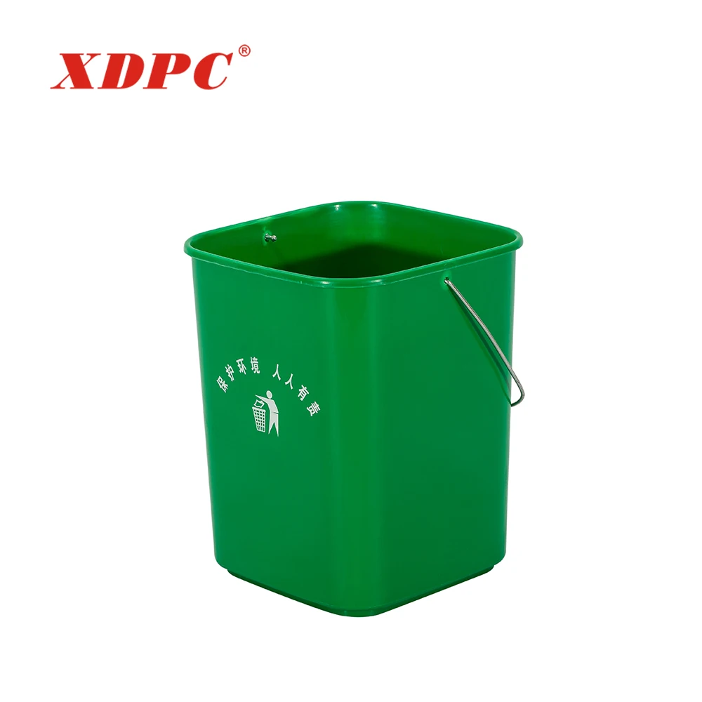 Small Storage Bucket 20l Kitchen Square Waste Bin For Household